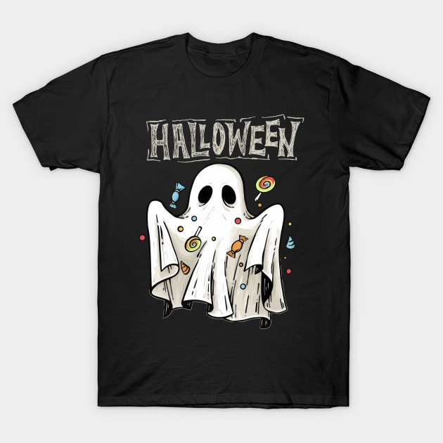 Halloween Boo - Halloween 2023 T-Shirt by Barts Arts